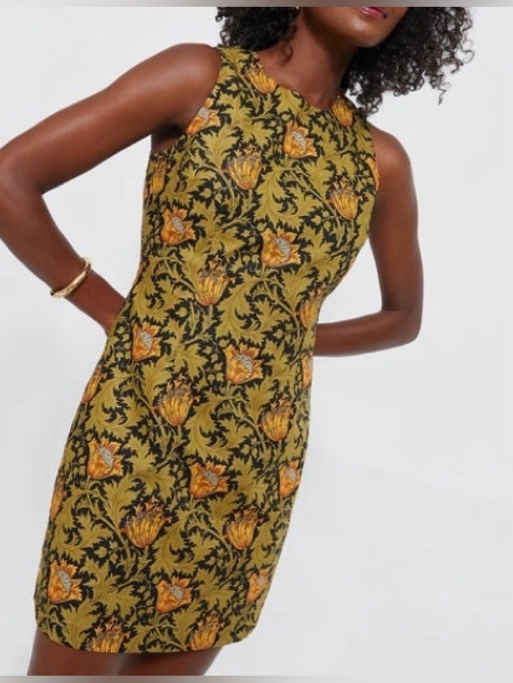 Nwt large tuckernuck hyacinth house dress fancy party luxury upscale floral